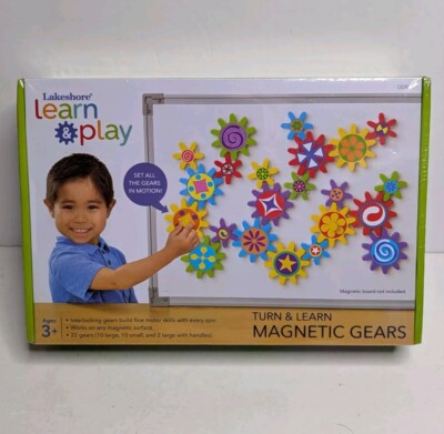 Lakeshore Turn & Learn Magnetic Gears NEW AND SEALED