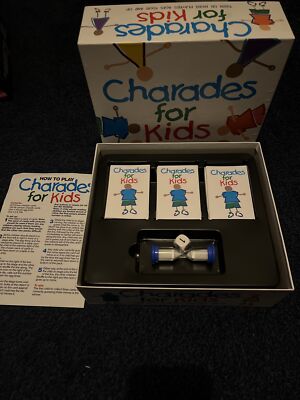 CHARADEN FÜR KINDER - FAMILIENPARTY SPIEL - KOMPLETT - VERPACKT - DREI ODER MEHR SPIELER - AB 4+ JAHREN