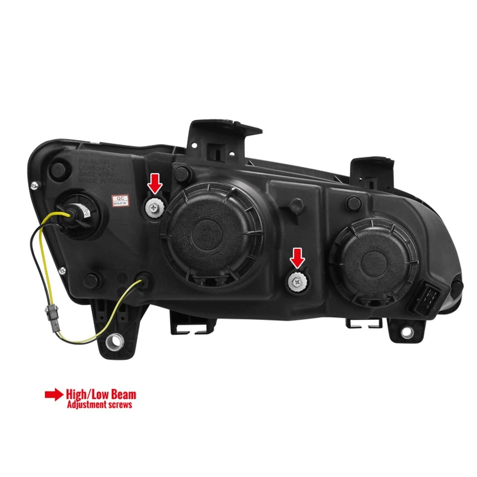 08-09 Pontiac G8 Proyector Faros Cromo Lente Transparente con LED DRL Foto 4 de 4