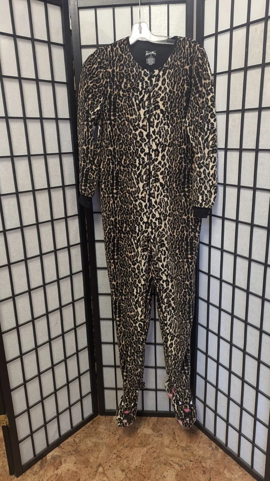 Lote 2 Pijamas NICK NORA Mujer Estampado Leopardo Talla S Guepardo Una Pieza Halloween Foto 2 de 4