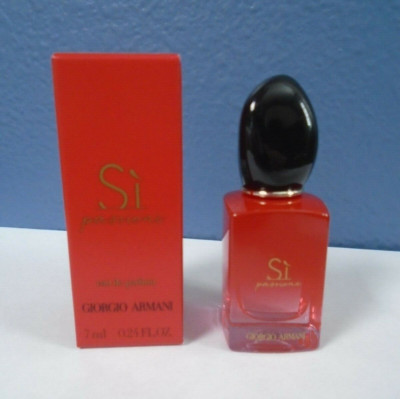 GIORGIO ARMANI Si Passione EDP Perfume Mini Travel Bottle .24oz/7ml NIB