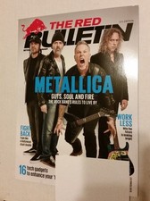 METALLICA ON COVER OF "THE RED BULLETIN" MAGAZINE 2017 - JAMES HETFIELD, LARS!