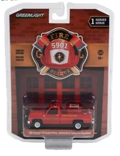 1:64 GreenLight *FIRE & RESCUE 1* 1986 Chevrolet C20 Lawrenceburg, IN Fire NIP 
