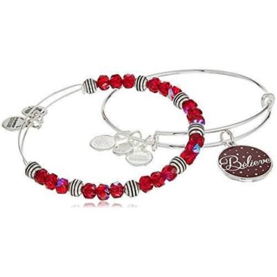 Alex und Ani Believe Weinfarben-Aufguss-Set
