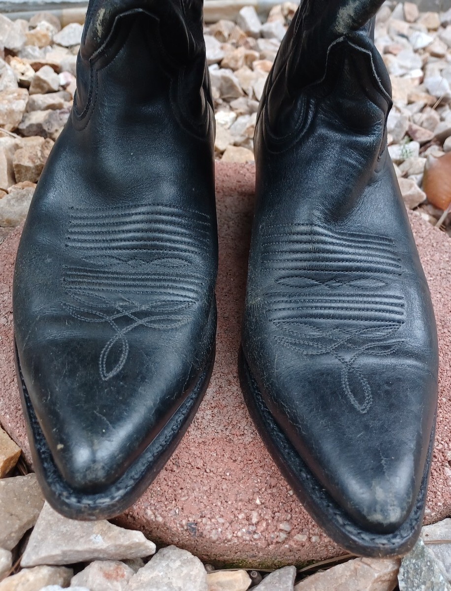 RUDEL Men\'s Black Suede Boots Rudel | Shoes | Nwt Vintage Cowboy Boots Size 9 W | Poshmark main image 4