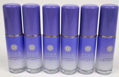 6 Pack Tatcha Luminous Dewy Skin Mist For Normal To Dry Skin Travel Size 0.4 oz