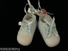 BABY'S 1ST CHRISTMAS BOY ORNAMENT CERAMIC BABY SHOES BOOTIES NWT