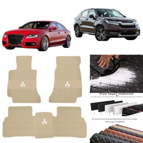 For Mitsubishi All Series Custom Car Floor Mats Waterproof Liners Carpets Rugs - Imagen 1 de 23