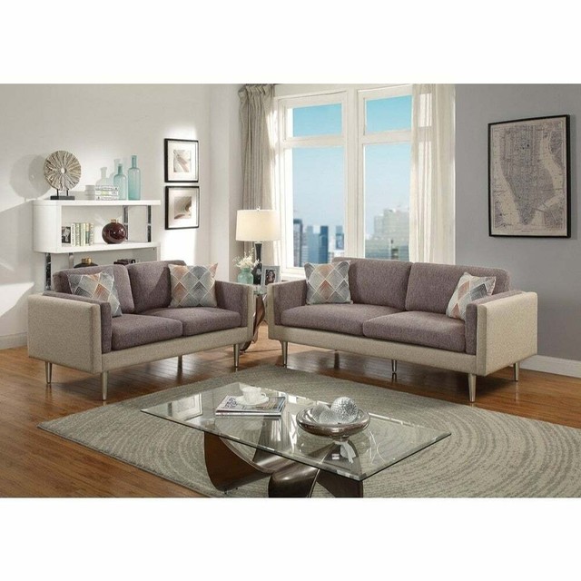 Carson Carrington Nesbyen Brown Sofa With 2 Accent Pillows For Sale Online Ebay