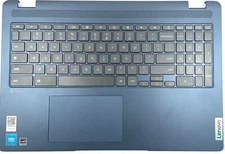 Lenovo Flex 3 Chromebook 15IJL7 15.6 Palmrest Keyboard Touchpad Blue Genuine
