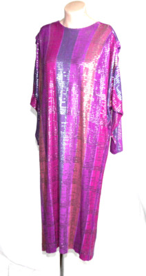 Gila Grunert dress 80's _purple size:40_vintage oversized