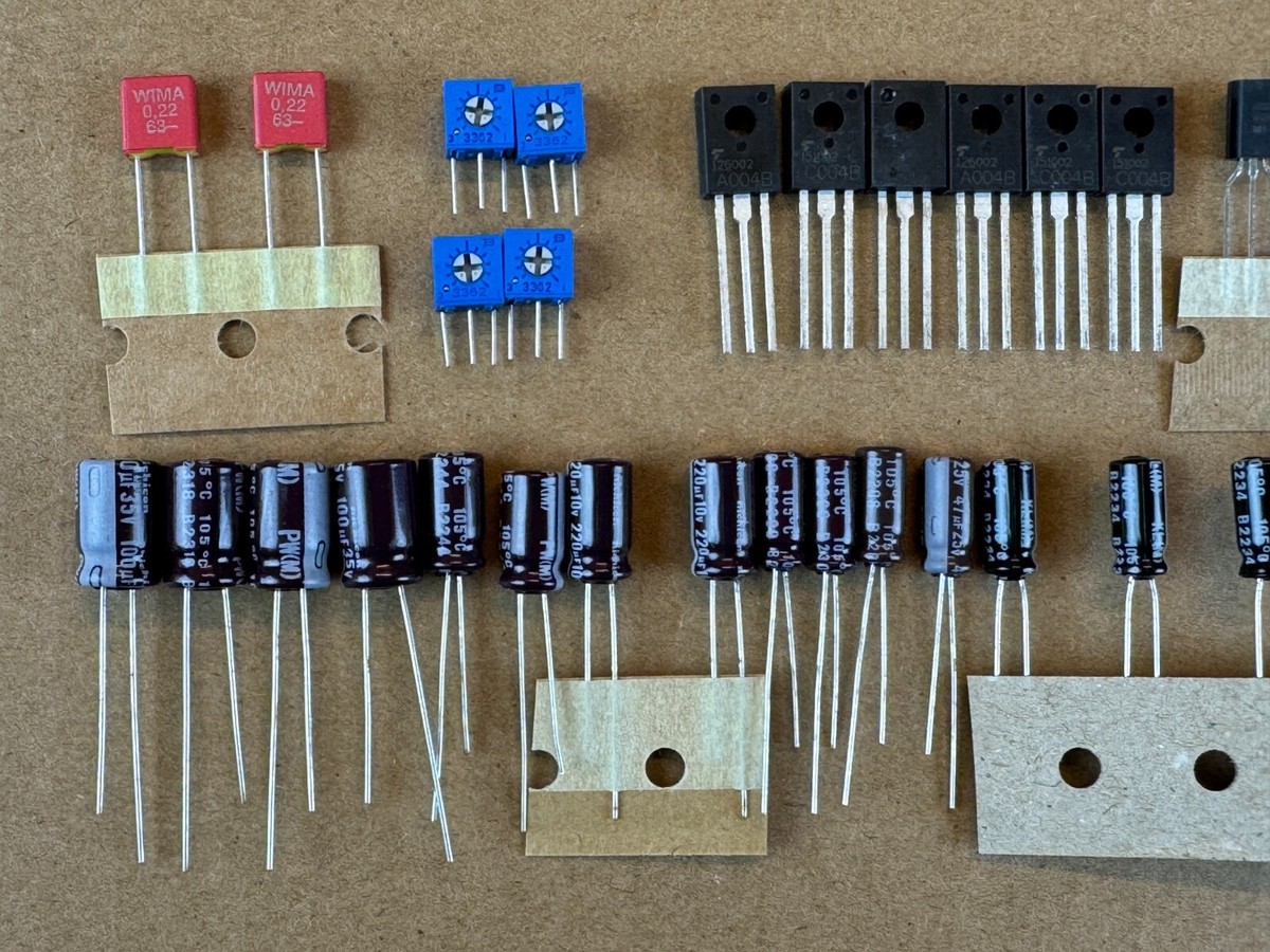 Sansui F-1180 Driver Board Rebuild Recap Kit 1000x 2000x 2000A