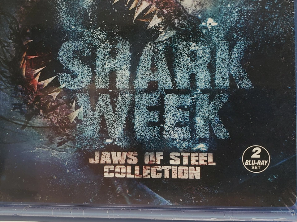Shark Week: Jaws of Steel Collection (Blu-ray Disc, 2010, 2-Disc Set) NEW SEALED - Image 3 of 4