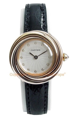 CARTIER DONNA TRINITY Watch 18kt Giallo/Rosa/Oro Bianco con Quadrante  Diamond WG200256 | eBay