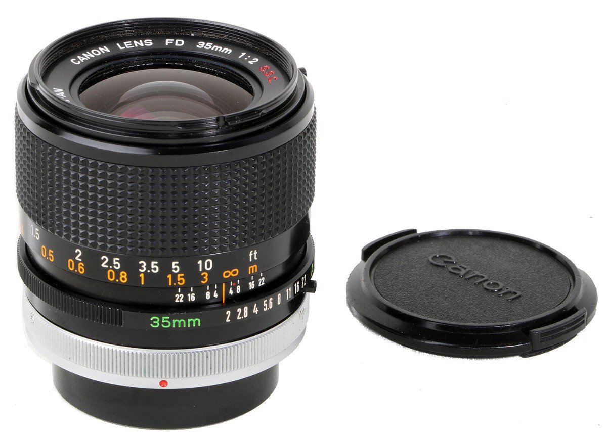 Canon FD 35mm 1:2 レンズ Canon LENS FD 35mm 1:2 S.S.C. No.121846 Japan & Fast NEU