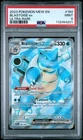 Blastoise ex 184 Ultra Rare - Mew EN-151 PSA 9 MINT