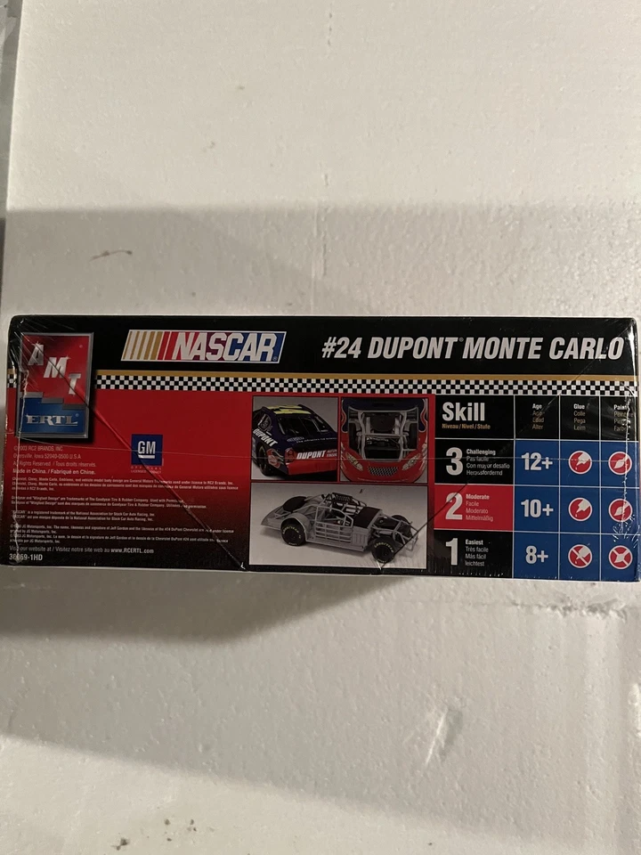 Jeff Gordon #24 Монте-Карло масштаб 1:25 2003 AMT модель набор NASCAR новый запечатанный - Изображение 2 из 3