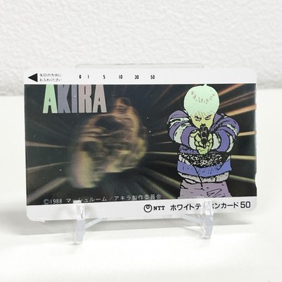 Rare AKIRA Hologram Telephone Card 1988 NTT Katsuhiro Otomo [Peeling on edge]