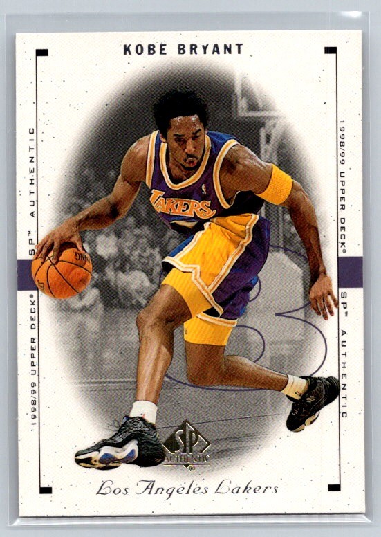 1998-99 SP Authentic #44 Kobe Bryant Los Angeles Lakers HOF