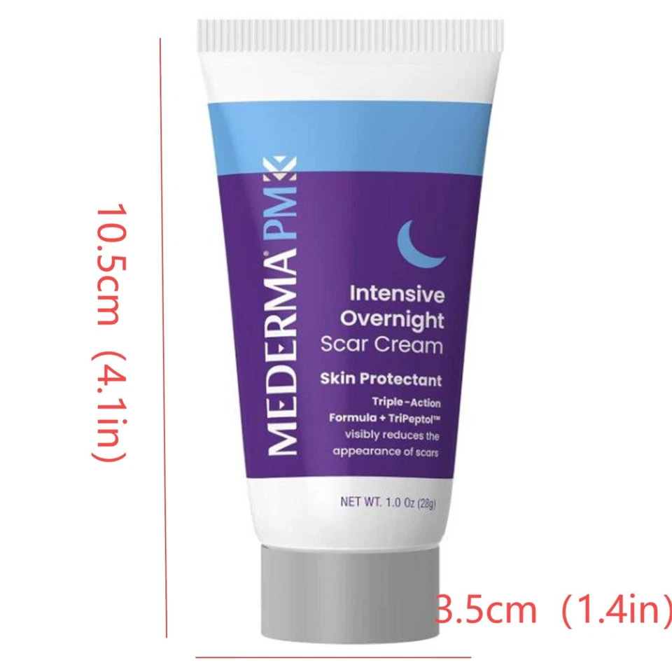 Mederma PM Intensive Overnight Scar Cream - 1.0 Oz /28g Advanced Scar Treatm UK - Image 3 of 4