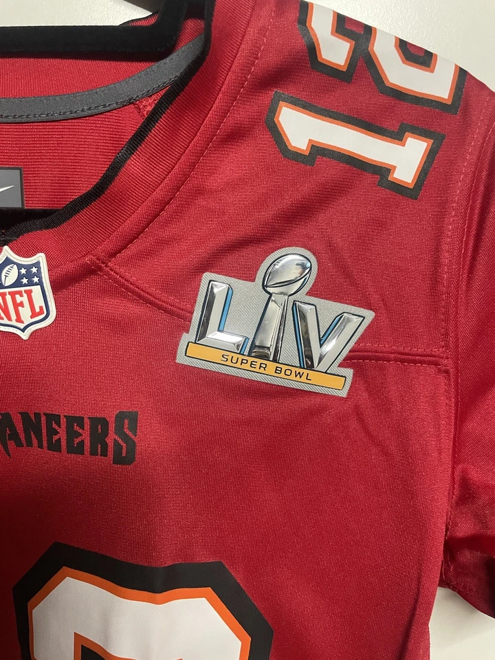 Camiseta para mujer Nike On Field Tampa Bay Buccaneers Brady #12 Super Bowl LV pequeña Foto 3 de 4