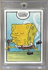 Marketplace image: Kevin P. West 2025 Topps Chrome SpongeBob SquarePants 25th Sketch Auto 1/1