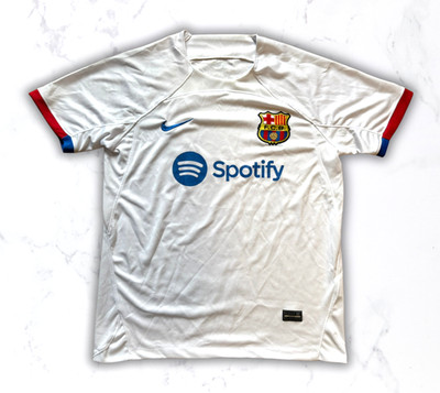 Nike Fußball Trikot FC Barcelona Gr. M Gut Weiß