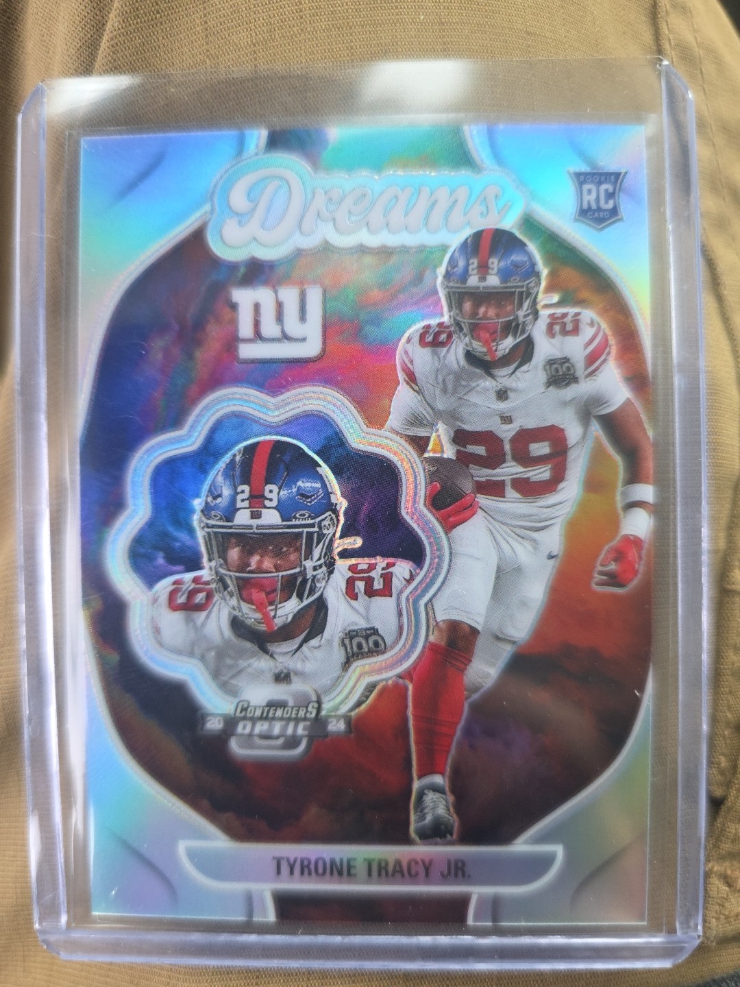 2024 Panini Contenders Optic no.D-TTJ Tyrone Tracy Jr Dreams Holo