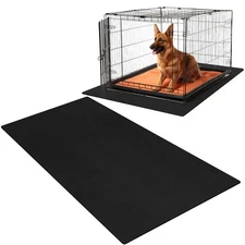 PVC Pet Crate Floor Protection Mat 29" X 44" XXL Washable Floor Covering Reus...