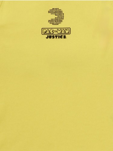Justice PAC-MAN Girls 3-Piece Set XL Sleeveless Top, Denim Skirt Chambray Shirt - Picture 14 of 19