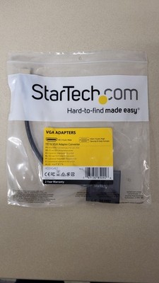 StarTech HD2VGAE2 HDMI to VGA Converter - Original Adapter Cable - NEW 