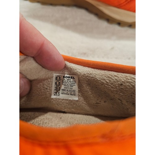 Sorel Damenschuhe Puff gemütlich orange leichte Slipper Größe 8,5 - Bild 7 von 7