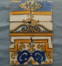 piastrelle antiche, Portogallo XVII secolo Azulejo, Tile, Tegel, Carreaux Ancien, Delft