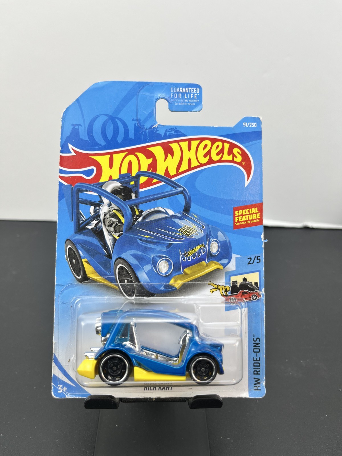 Hot Wheels 2019 Mainline HW Ride-Ons Kick Kart Blue #91