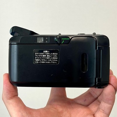OLYMPUS μ [mju:] ZOOM Panorama Black 35mm Point & Shoot Film