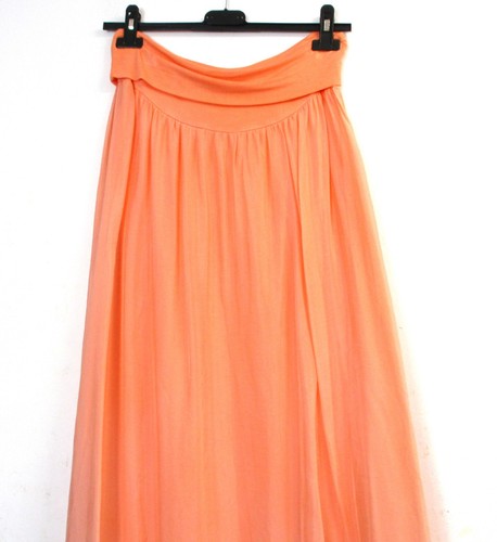 LADIES 30% SILK 70% VISCOSE LINED LONG SKIRT ONE SIZE FITS 12-16 - Picture 107 of 108