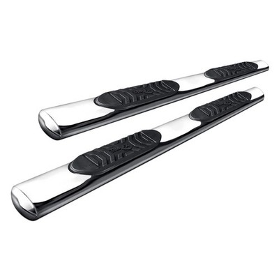 For Toyota Tundra 22-26 TrailFX 5'' Cab Length Polished Oval Straight Side Steps