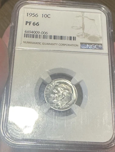 1956 NGC PF66 Rosevelt Dime - Proof