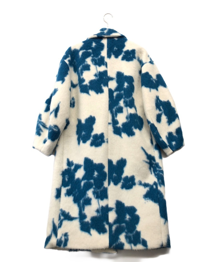 Ameri UND SHADOW FLOWER WOOL COAT 2320760360 Whit… - image 2