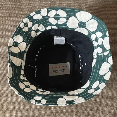 MARNI Carhartt bucket hat Contemporary Streetwear Green white