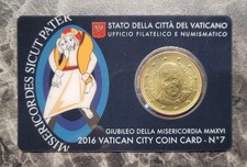 Vatikan 50 Cent 2016 Papst Franziskus in CoinCard Nr. 7