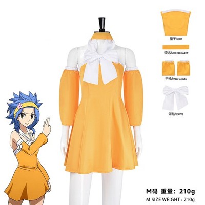Cosplay Fairy Tail Levy McGarden Röcke Kostüme Halloween Fancy Kleid Anzüge