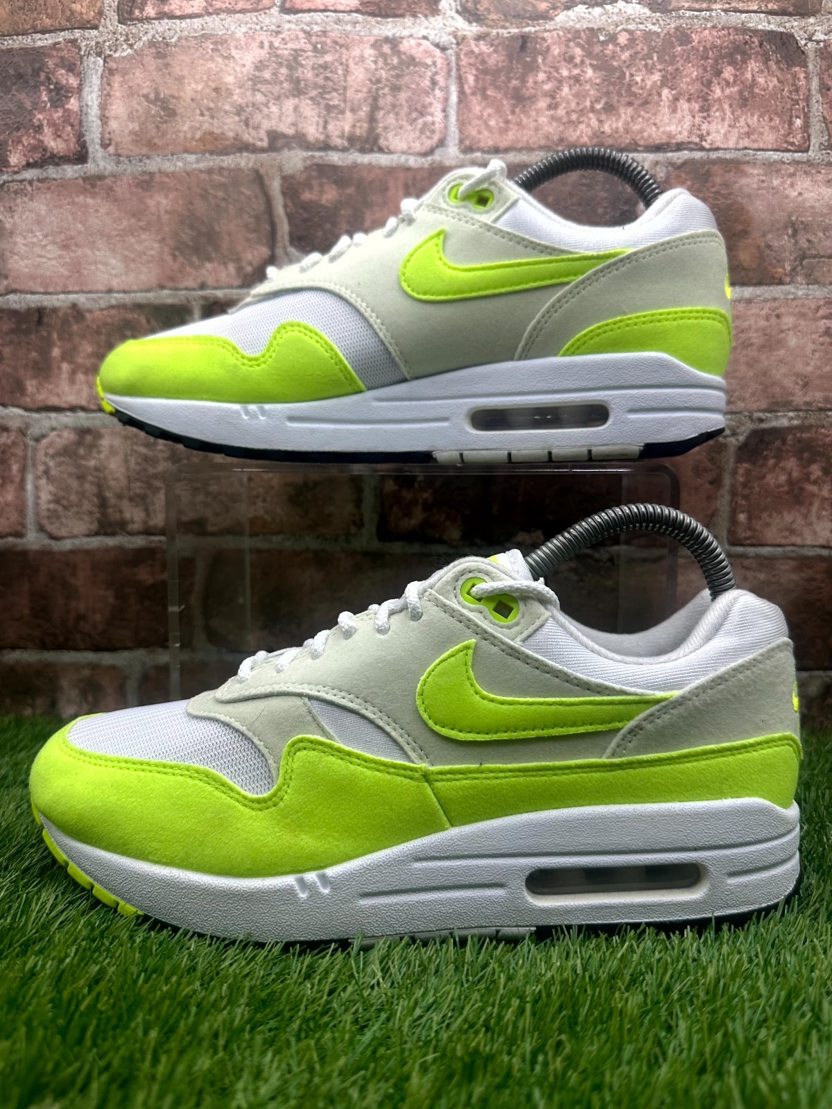 Nike Air Max 1 DZ2628-100 Trainers Women UK 5.5 White Volt Low Top Running Shoes