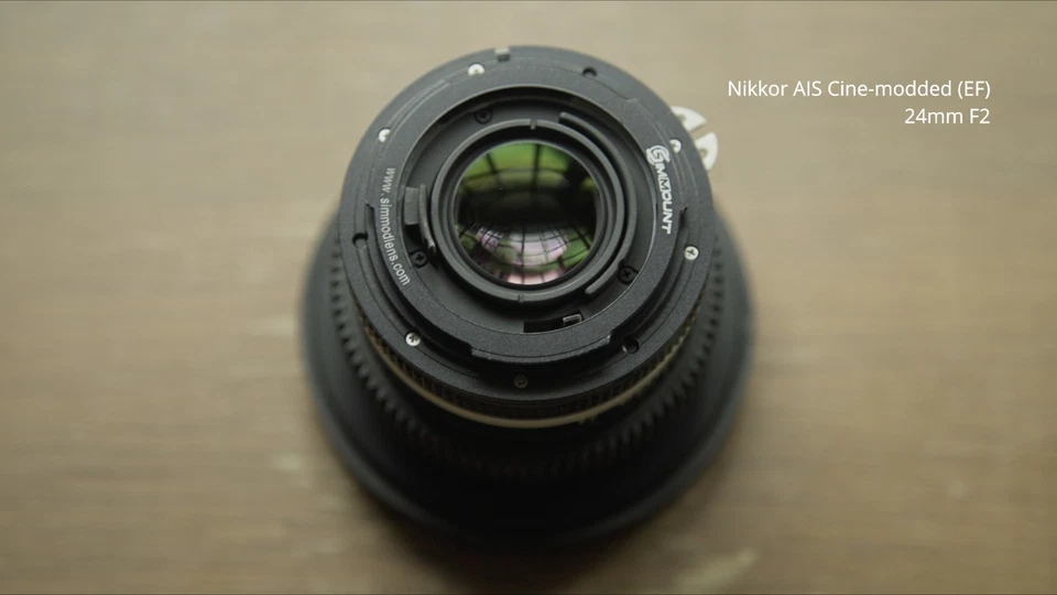 Nikkor AI-S Cine-modded EF mount Set (24mm F2, 35mm F1.4, 50mm F1.2, 85mm F1.4) - Image 4 of 4