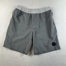 Chubbies Shorts Mens Medium Gray 7" Gym Shorts Stretch Performance Outdoor
