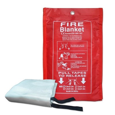 Fire Blanket Emergency Fiberglass Fire Suppression Cover for Home Camping