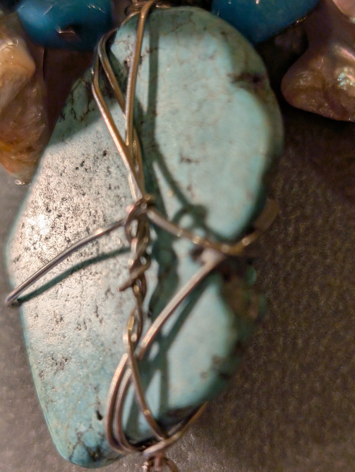 Artisan Southwest Memory Wire Statement Necklace … - image 5