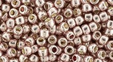 8/0, Toho Seed Beads, 552, Galvanized PEACH CORAL, 10 grams, TR-08-552