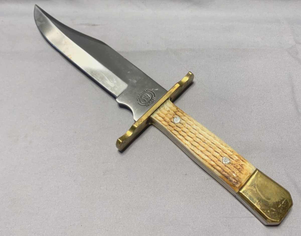 Chipaway Cutlery Little Jim Bowie Knife with Sheath 11" Full Lenth