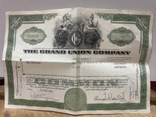 Certificat boursier Grand Union cinquante actions